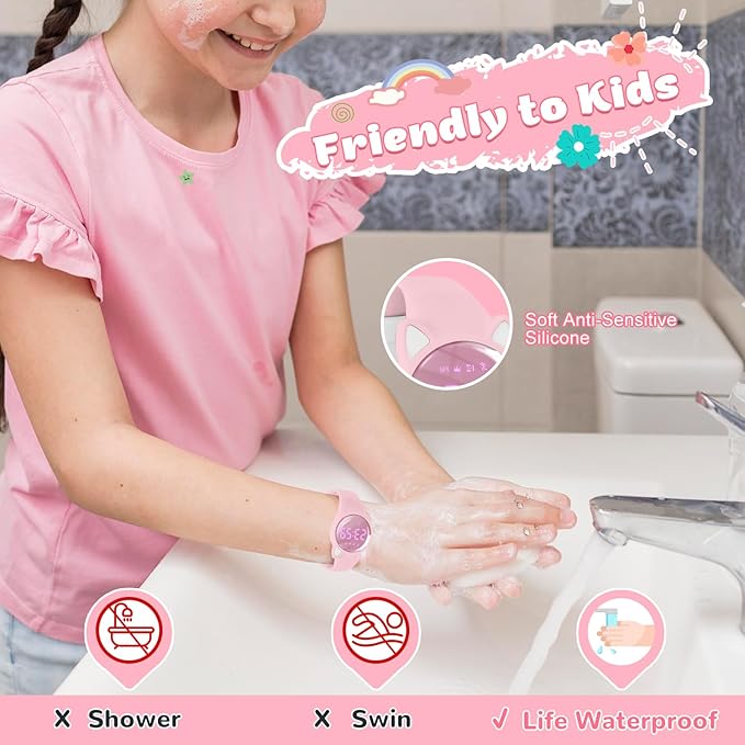 Kids Digital Watch for Girls, Alarm Clocks, Stopwatch