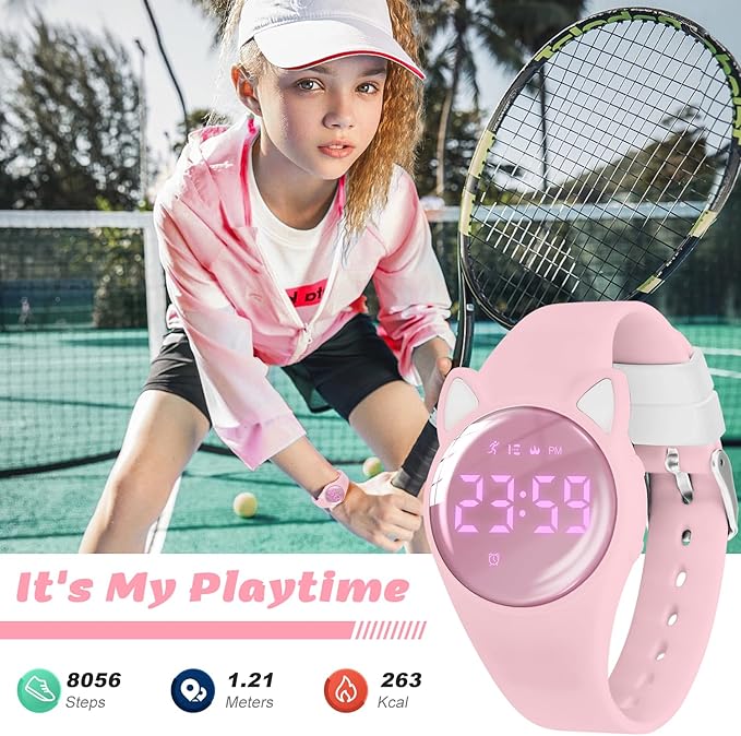 Kids Digital Watch for Girls, Alarm Clocks, Stopwatch