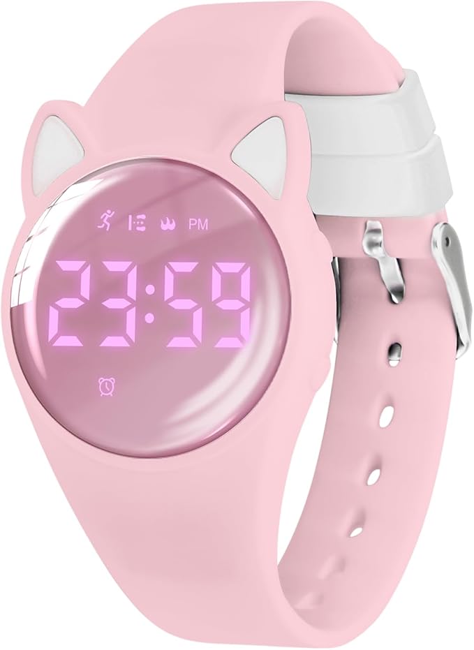 Kids Digital Watch for Girls, Alarm Clocks, Stopwatch